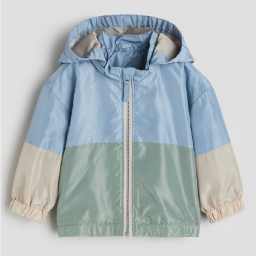 Blue hooded jacket H&M